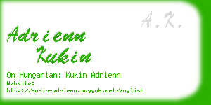 adrienn kukin business card